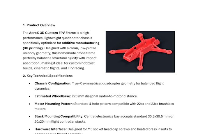 create professional technical files and documentation for inventor or ons